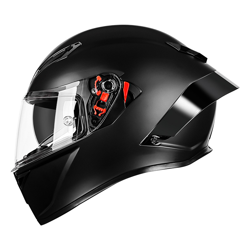 Casco de motocicleta certificado 3c casco de hombre motocicleta casco completo para hombres y mujeres cuatro estaciones casco universal de doble lente nuevo estándar nacional