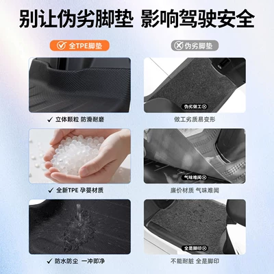 Electric vehicle foot mat: bike special foot pads