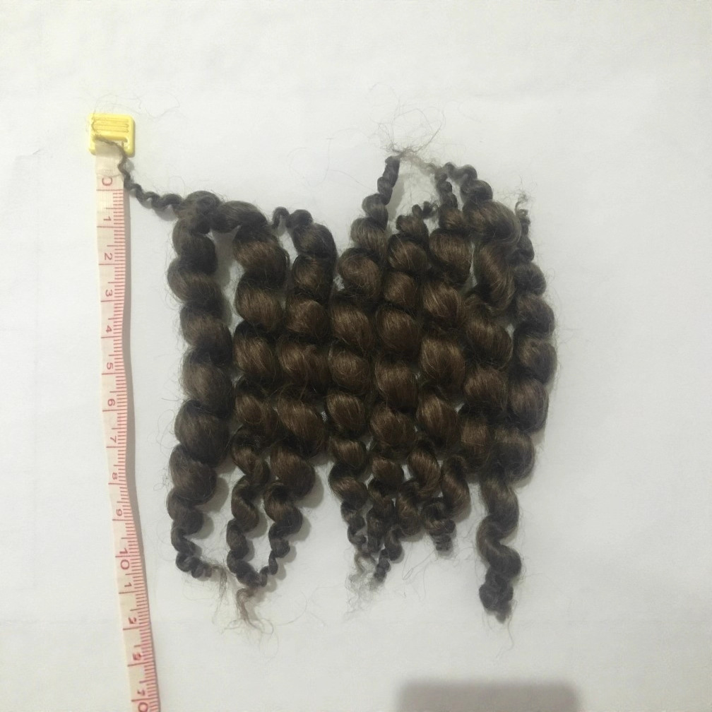 Reborn suministro de mohair para enraizamiento reborn baby doll mohair pelo