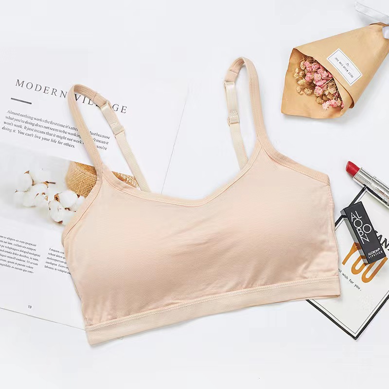 Copa de una pieza inalámbrica envuelta en el pecho ropa interior europea y americana de las mujeres almohadilla de pecho fijo belleza espalda camisola sujetador de las mujeres