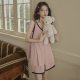Pajamas Women's Summer Ice Ribbon Chest Pad Vest Wearable plus size Thin Dopamine Breathable Sports Home Wear suit