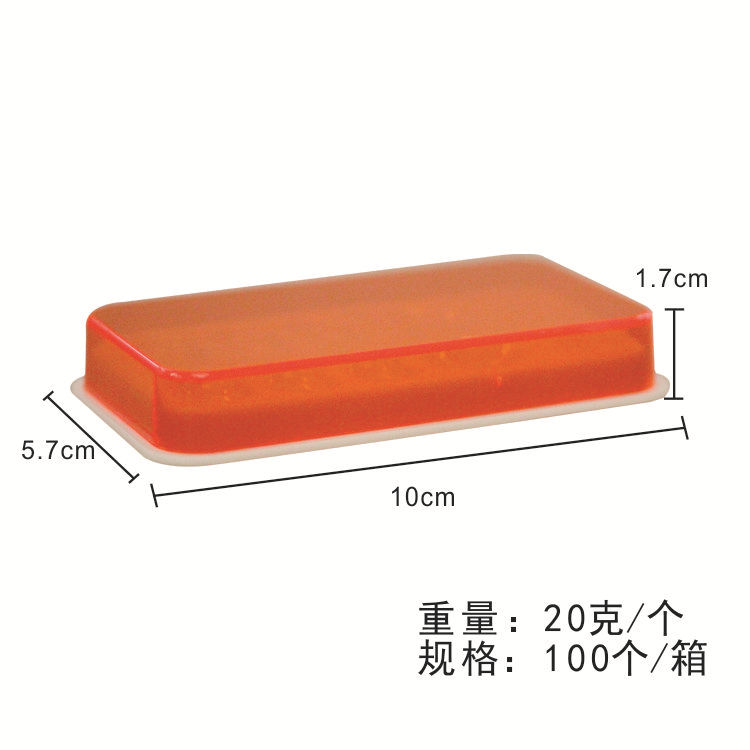 Caja de sombreado de resina estética dental suministrada directamente con tapa, caja de mezcla de 8 orificios, caja de sombreado de paleta oral
