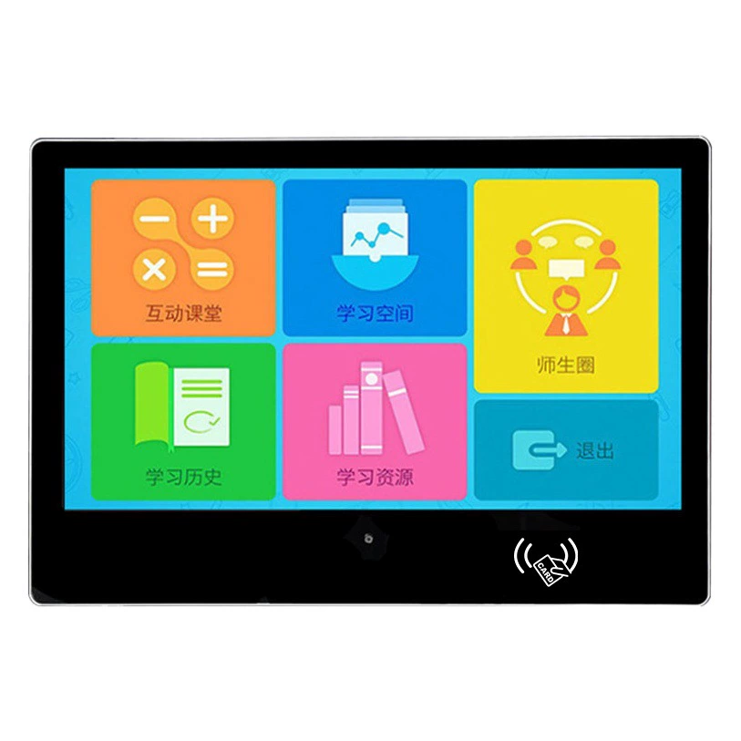 Zhixin 21,5-дюймовая интеллектуальная карта класса в кампусе, емкостный сенсорный экран, карта распознавания лиц Bantong, машина посещаемости