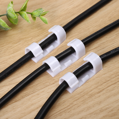 Self-adhesive, traceless cable buckle, wire and network cable management buckle, plug-in cable board holder, storage cable management buckle