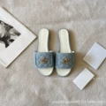 Blue and white