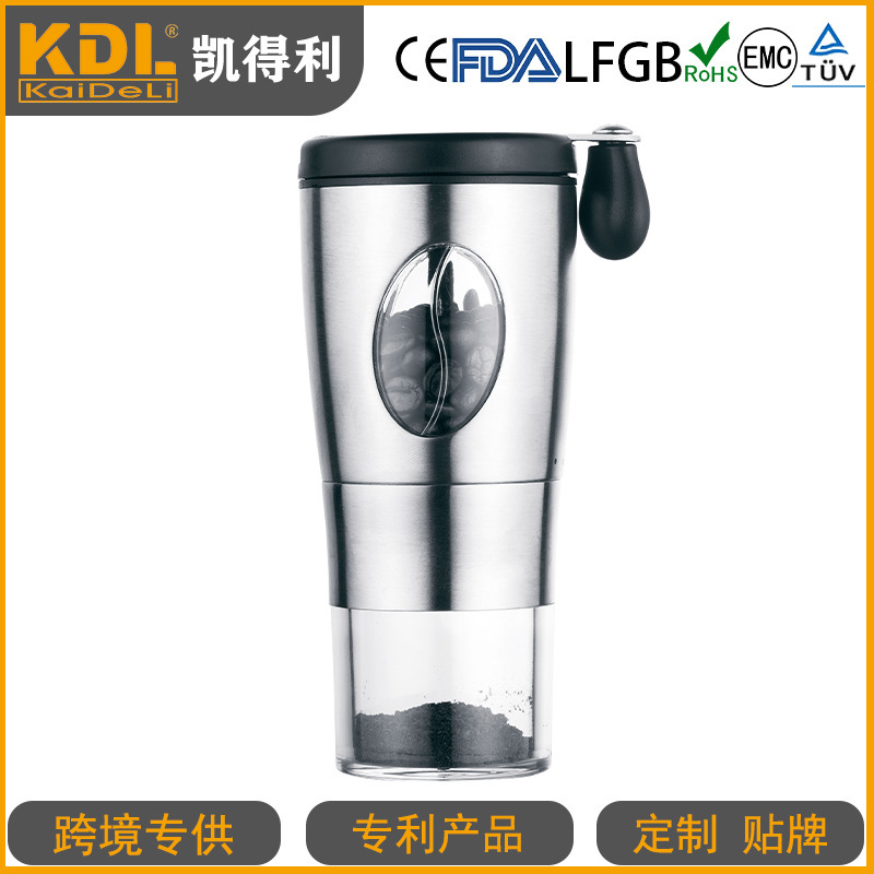 Kadley KDL-902 Coffee Grinder Mini Household Stainless Steel Hand Roll Coffee Mill Machine
