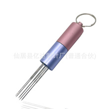 羊毛毡工具戳戳乐六针组 刺布用DIY新款毡刺针6针筒