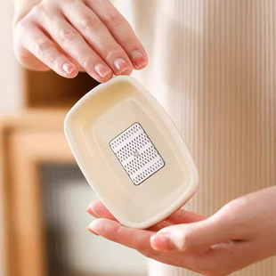Japanese-Style Ginger and Garlic Grater Manual Grinder for Fruits and Vegetables, Garlic Paste, Medicinal Powder, Garlic Crusher, Ginger Grinder