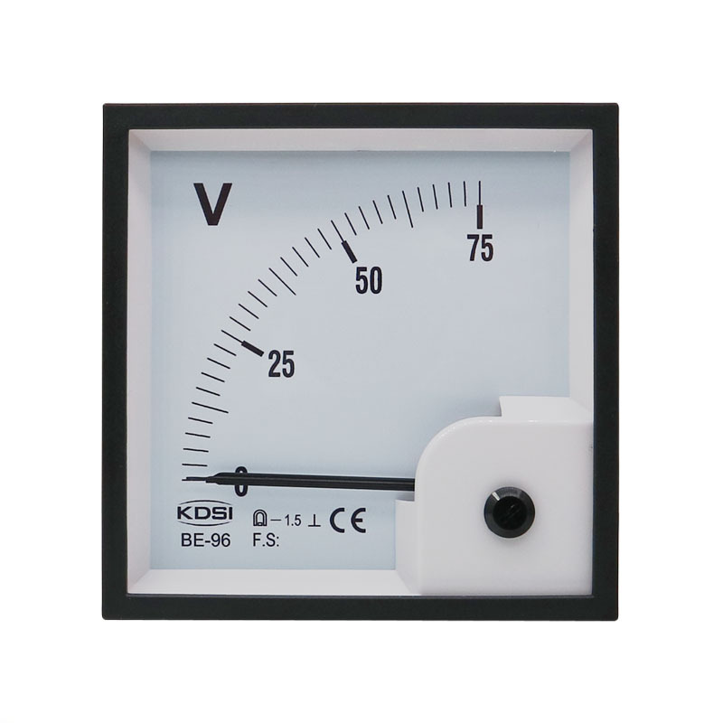 KDSI指针式配电柜电压测量表头BE-96 DC75V直流电压表