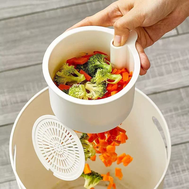 厨房水槽过滤挂篮水池洗菜盆防堵漏网按压式沥水碗挂袋网格置物架|undefined