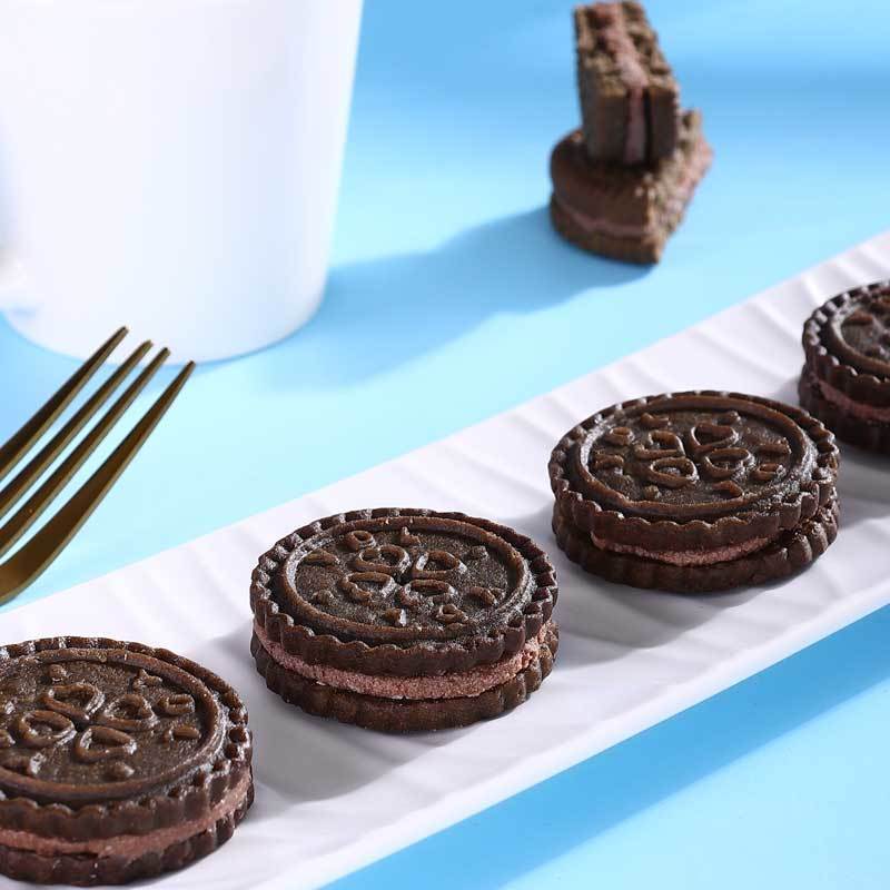 オデリオのチョコレートのビスケットは独立して子供のレジャーの間食の軽食の栄養の朝食の箱を包装します。|undefined