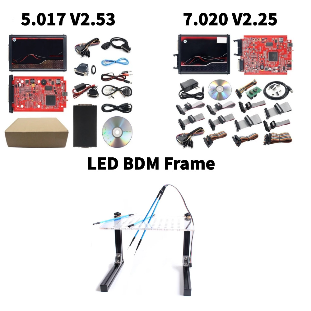 KTAG V7.020 V2.25 KESS V2 V5.017 V2.53 LED BDM Frame