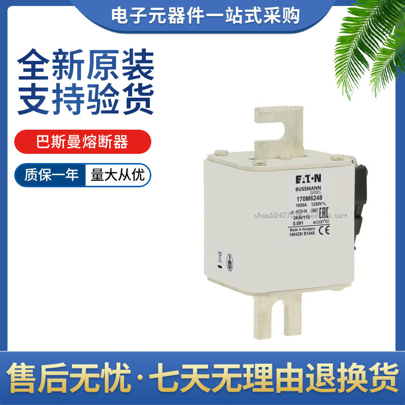 巴斯曼熔断器原装170M6248 170M6249 170M6250 170M6251 bussmann