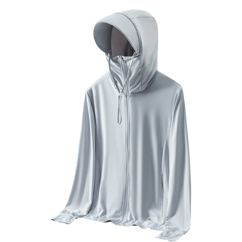 Banana Outdoor Ice Silk Sun Protection Clothing for Women, Summer Uv Protection Sunscreen Clothing, Breathable, Detachable Brim, Sun Protection Jacket