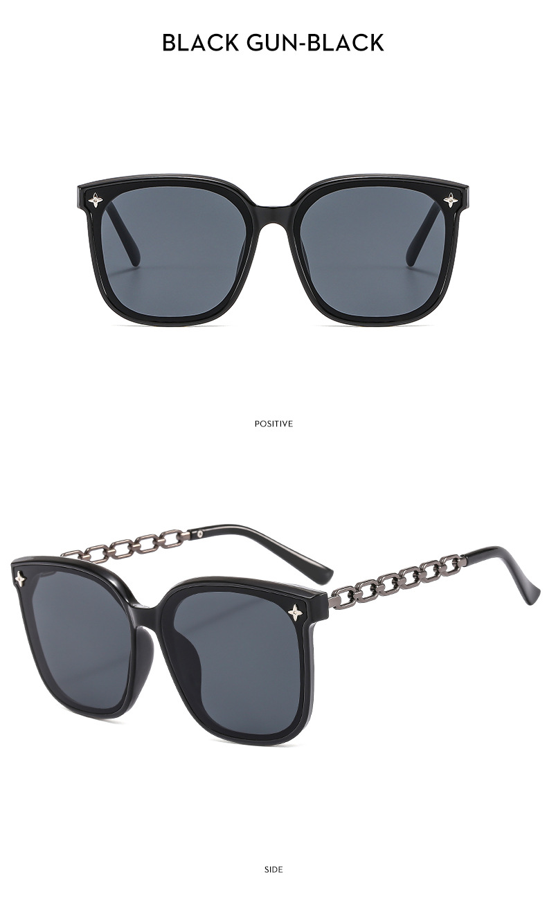 Damen Sonnenbrille Mit Großem Rahmen Für Optimalen Sonnenschutz_voghion.com