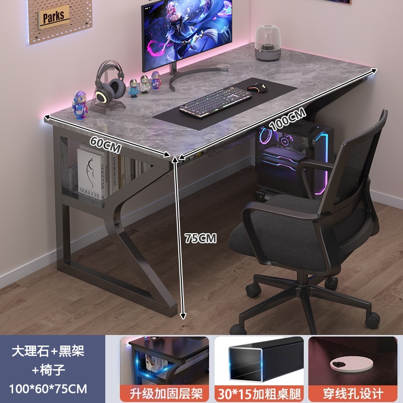 Escritorio de computadora dormitorio mesa de estudio estudiantil estante escritorio de oficina simple escritorio de oficina