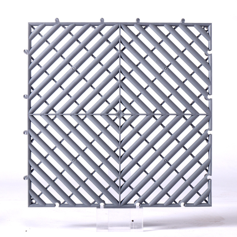 3 cm lavado de coches parrilla de suelo empalmada PP nuevo material lavado de coches sin ranura partición de plástico 4S tienda alfombra de suelo