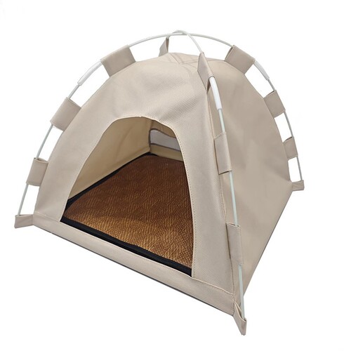 Cat kennel tent, closed summer heat dissipation and cool dog kennel, versatile for all seasons, stain-resistant, convenient to remove and wash, cat supplies