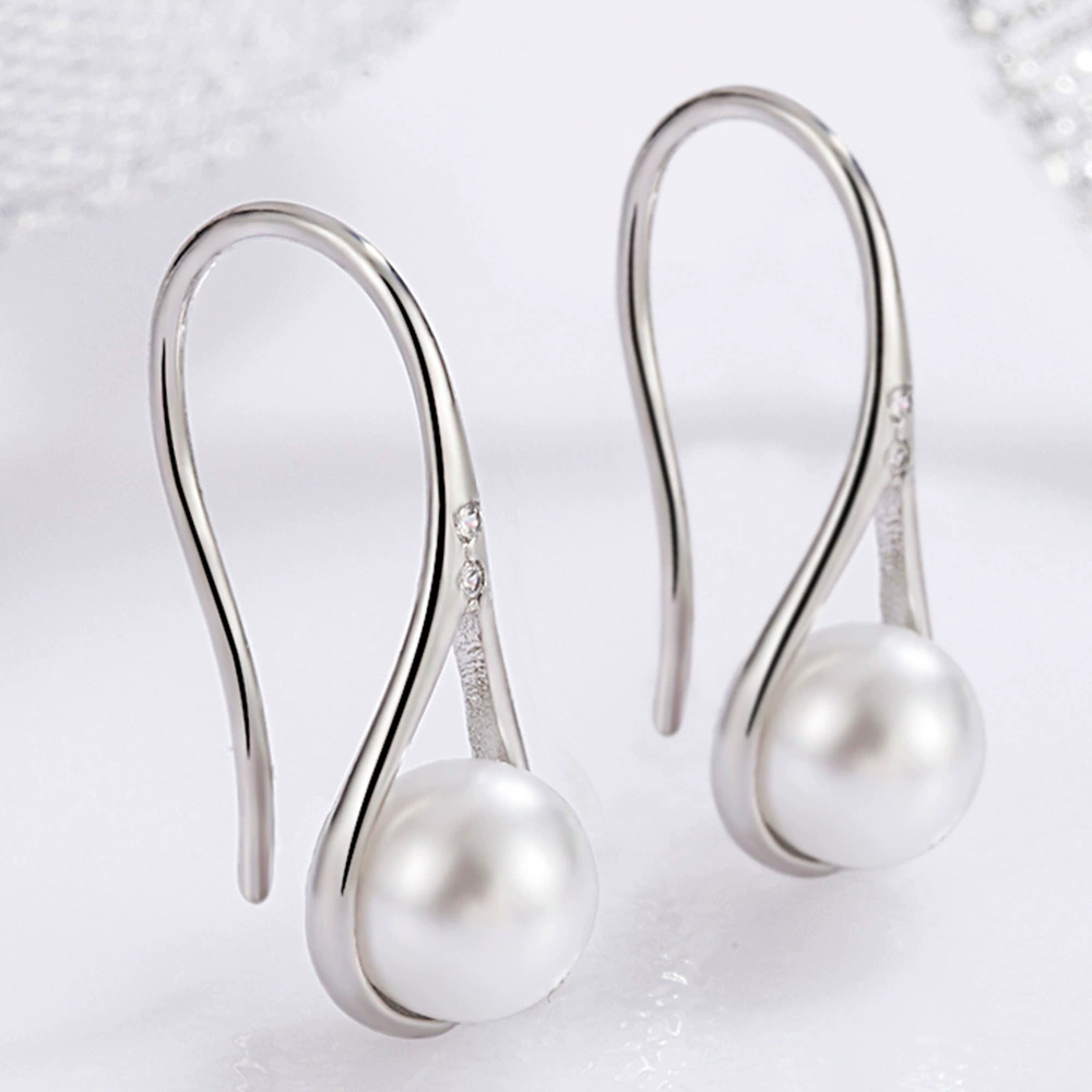 Earrings from pearl, for import, wholesale