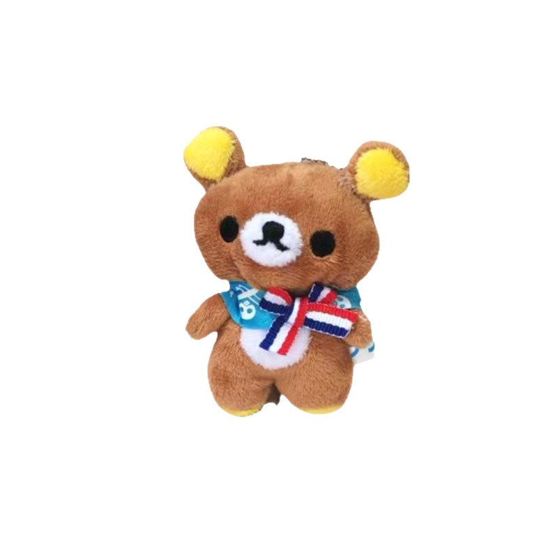 インスタ映えするぬいぐるみペンダント、可愛い日本風リラックマのぬいぐるみ、ペンダント、キーホルダー、バッグ飾り、カップルギフト|undefined