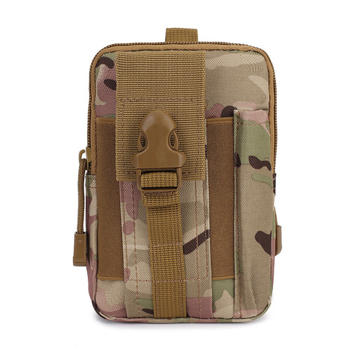 MOLLE multifunctional running mountaineering camouflage waterproof outdoor sports tactical mobile phone hanging bag waist bag men's wholesale