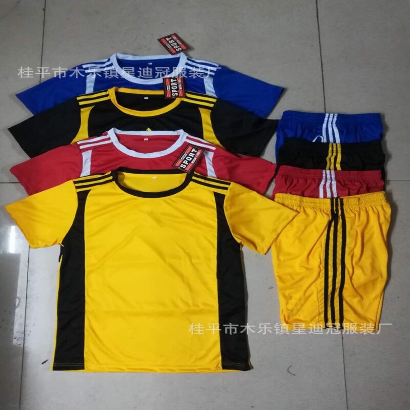 Leisure Sports Training Suit Round Neck Jacket Foreign Trade Order Export Africa Europe Single Ordinary Polyester Fabric
