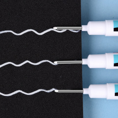 亞馬克241木工記號筆工程標記筆長嘴筆深孔記號筆電工白色記號筆