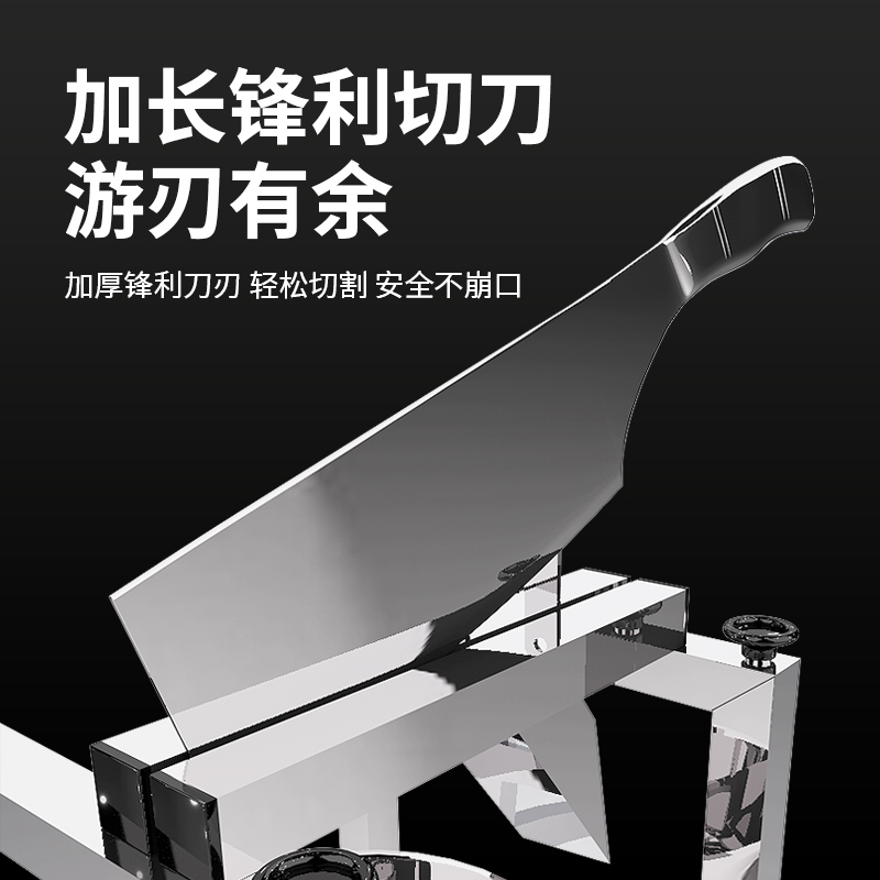 甘蔗切节机不锈钢甘蔗铡刀切甘蔗的机器削皮切段一体机切断批发块