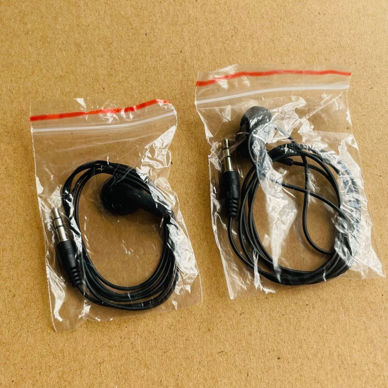 3.5mm片方イヤホン有線使い捨て航空イヤホン線mp3インターホンガイド録音携帯電話イヤホン|undefined