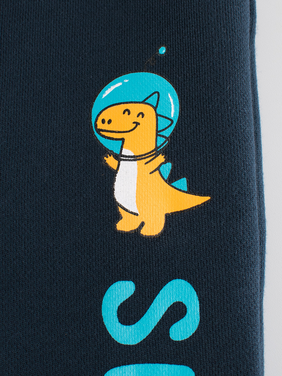 27 niños transfronterizos ropa para niños Primavera y otoño Nuevo estilo coreano pantalones largos para niños dibujos animados dinosaurio bebé entrega de una sola pieza