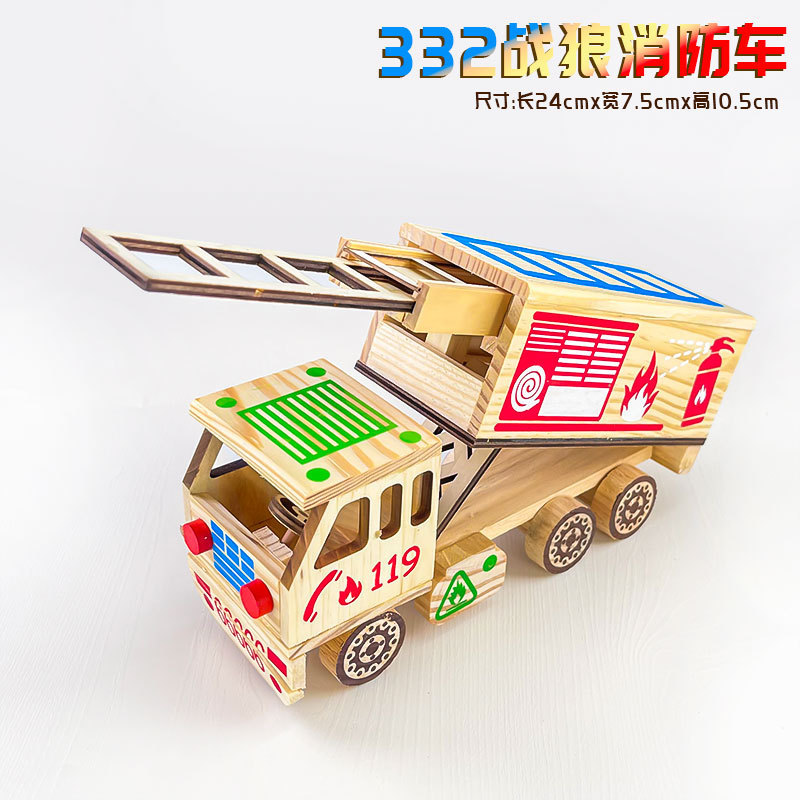 【木の車シリーズ】木のロケットの模型のおもちゃの新型の長征5号のロケットは子供のおもちゃを並べます。|undefined