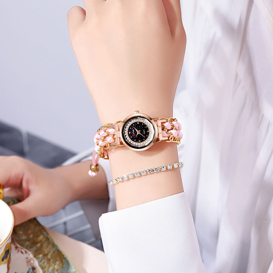 Nyt bedst sælgende kompakt og alsidigt kvartsur, cirkulær lille urskive, dameur i legering_voghion.com