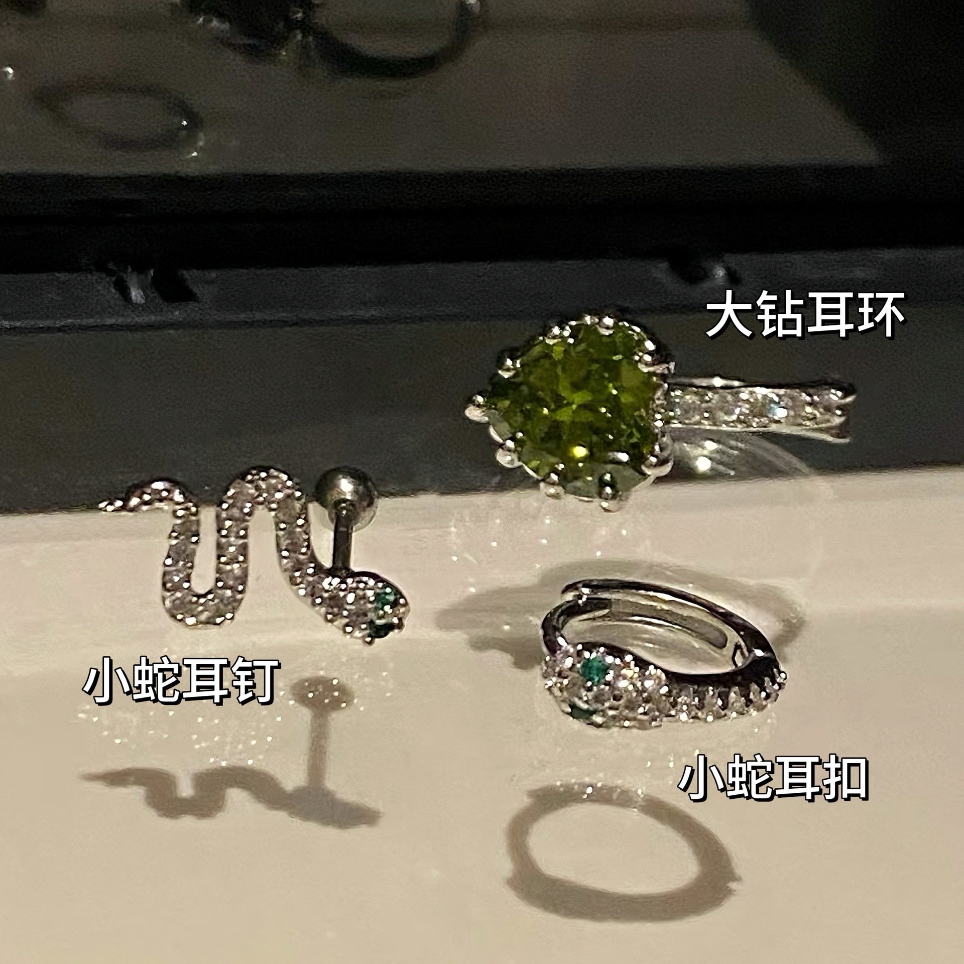 Labret stud lip piercing jewelry styling detail