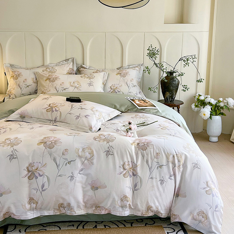 Completo letto quattro pezzi in puro cotone a fibra lunga xinjiang_voghion.com