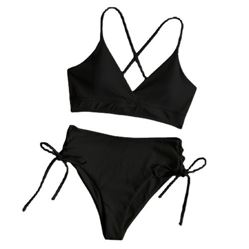 2025 Independent Online Store: European & American-Style Strappy Bikini – Women's High-End, Sexy Swimsuit
