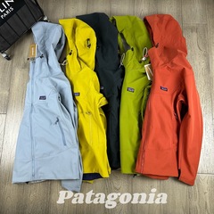 跨境pata 户外软壳登山露营防风冲锋衣连帽夹克外套男女情侣美潮
