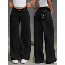 J 29306 High-waist embroidered wide-leg pants �����廨���ȿ�