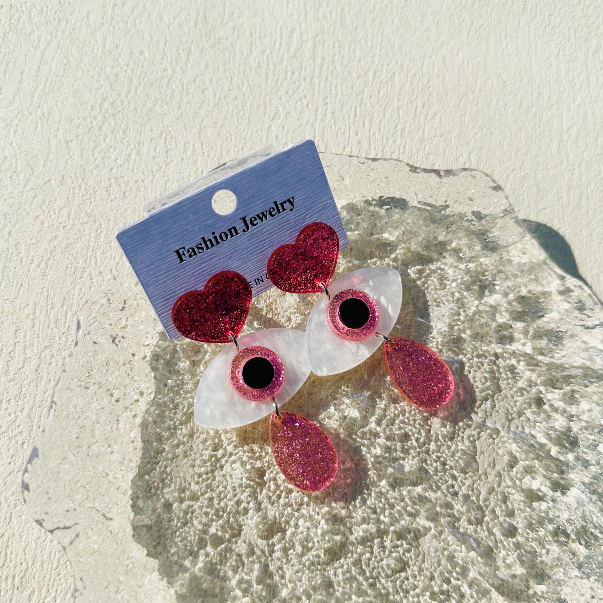 Drop Earrings Classification 1 Pair Cute Funny Mouth Eye Arylic Drop Earrings