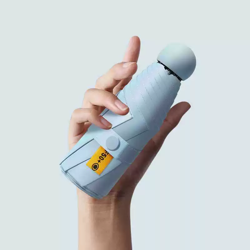 Маленький зонтик солнечный powered, портативная капсула, солнцезащита, оптовая продажа