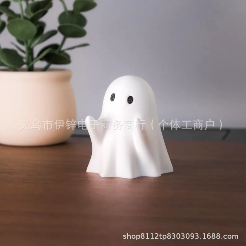 国境を越えた3Dプリント幽霊ペン立て、オフィスや自宅のデスクトップに飾る可愛い小物、ハロウィンギフト、クリエイティブな贈り物|undefined