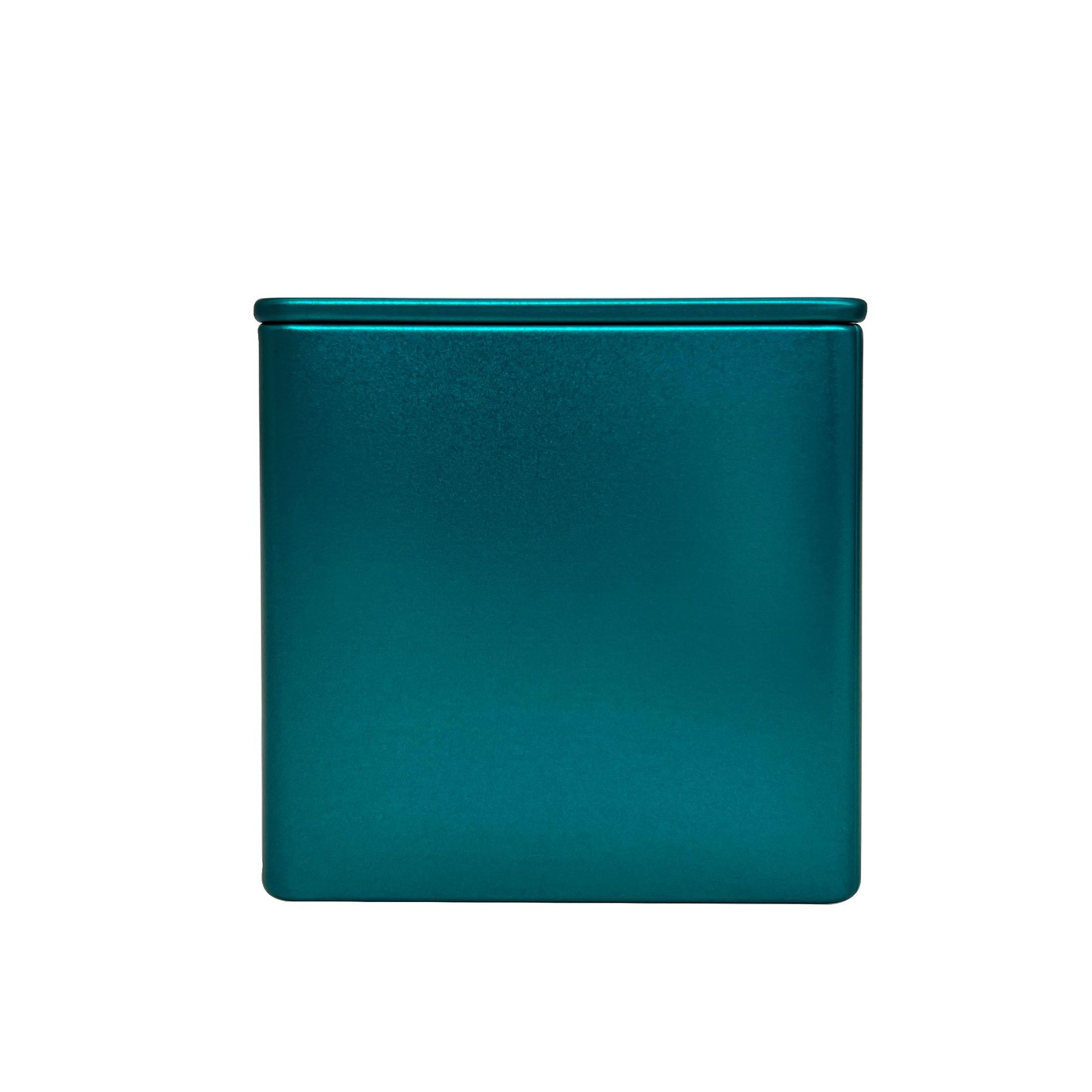 Lata de metal para té de 85 mm, esmerilada, de alta calidad, para uso general, lata pequeña de hierro cuadrada, lata de hojalata para té negro, caja de hierro image 11