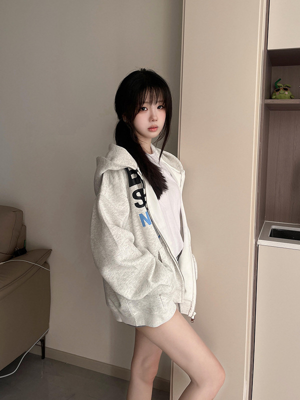 2025新款美式街潮嘻哈痞帅潮流趣味字母印花百搭宽松休闲卫衣外套|undefined