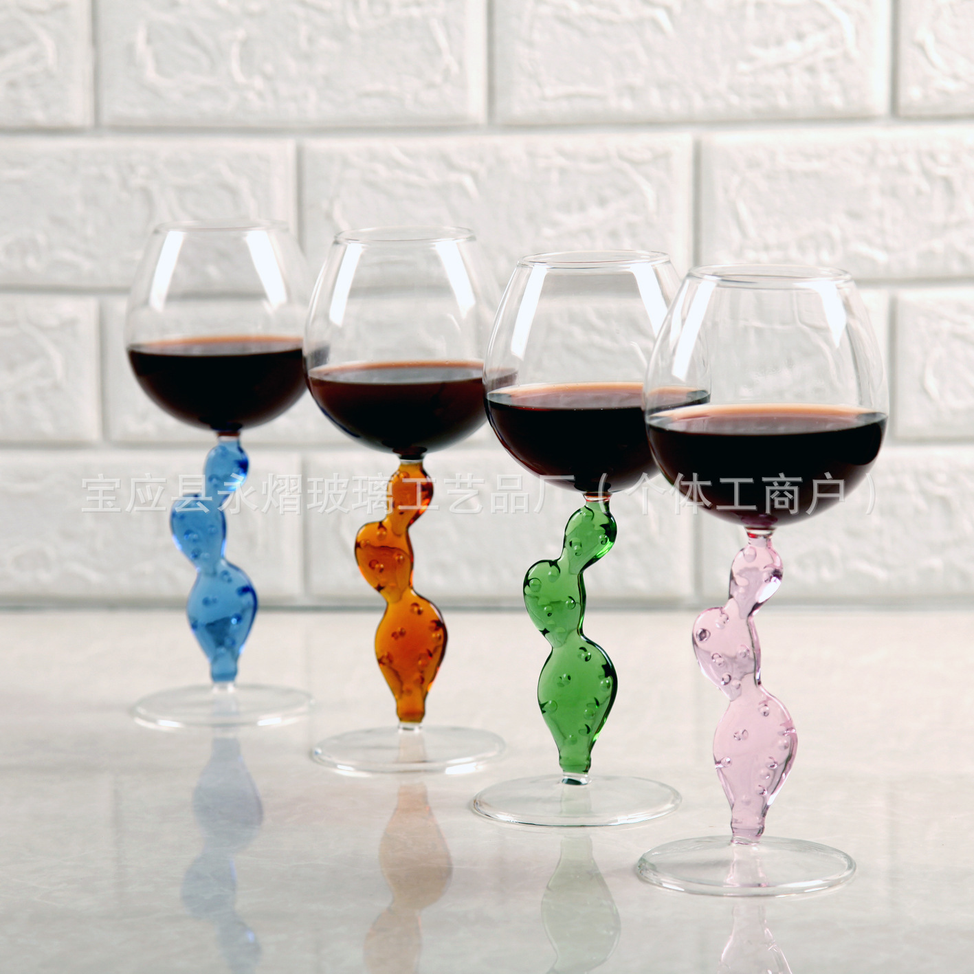 Creative cocktail wineglass