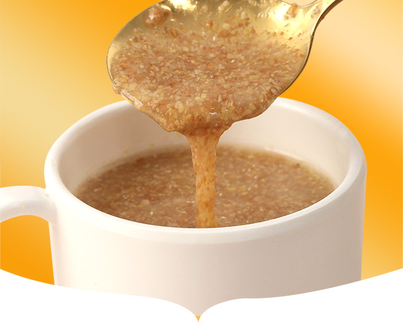 Roasted Golden Flaxseed Powder 500g Ready-to-Mix Meal Replacement Bulk Pack in use