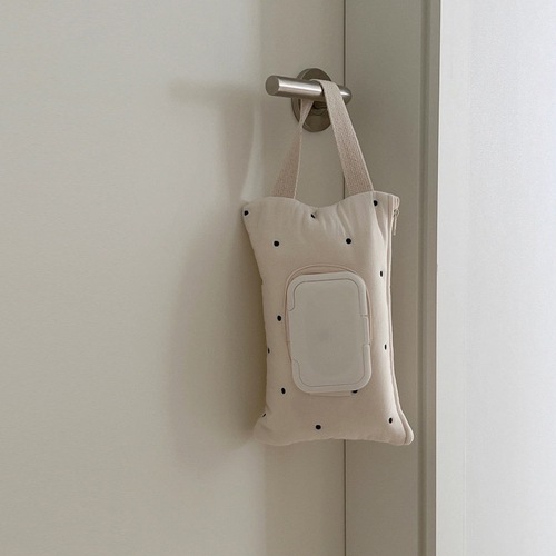 ins style Korean version car tissue box cute baby stroller tissue bag portable removable flip-top tissue box