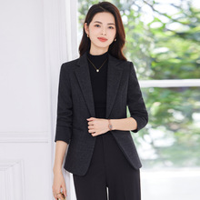 秋冬韩版新款高级女士修身显瘦气质西服小个子西装外套女西装批发