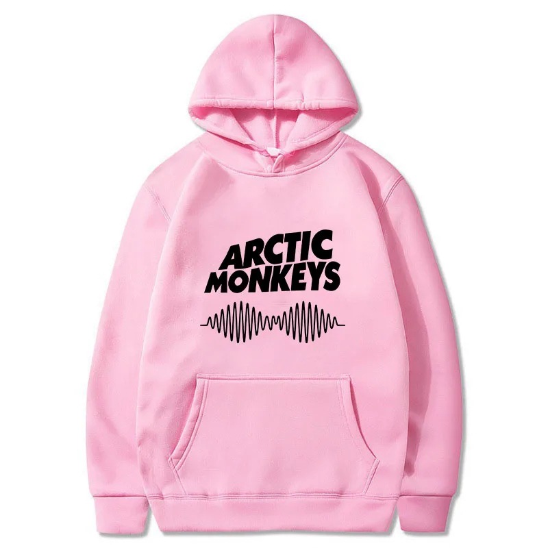 Otoño hombres y mujeres moda suéter rock ártico mono estampado suéter hip-hop abrigo de mujer rapero pelo