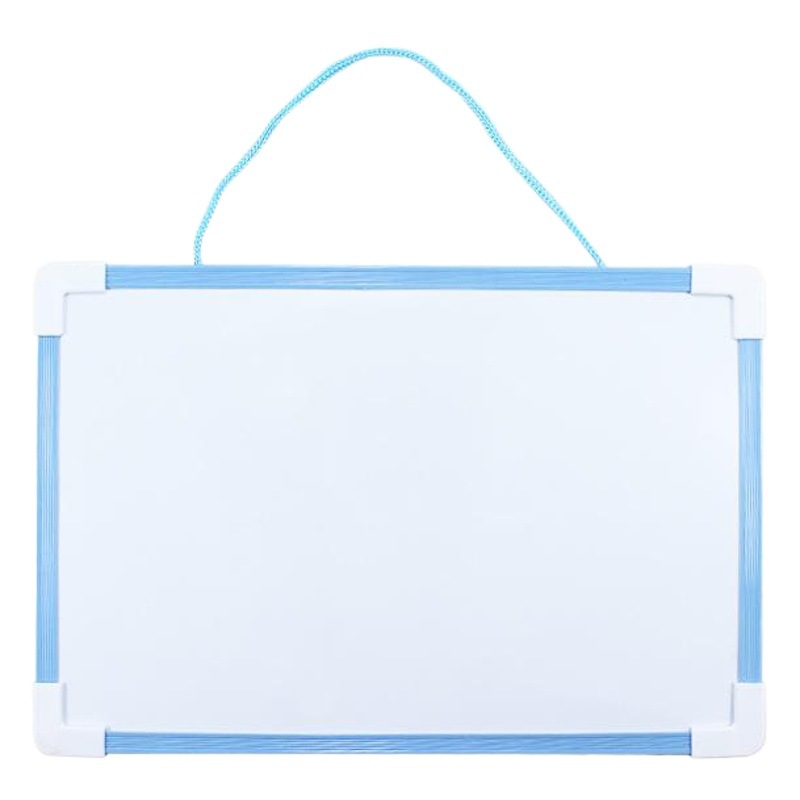 Pequeña pizarra magnética de doble cara escritura personalizada borrable niños dibujo graffiti notas de oficina paño seco colgando tablero de mensajes