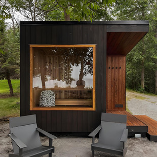 Garden Shed, Red Cedar / Fir, Electric Stove / Infrared Steam Sauna, Factory Sales