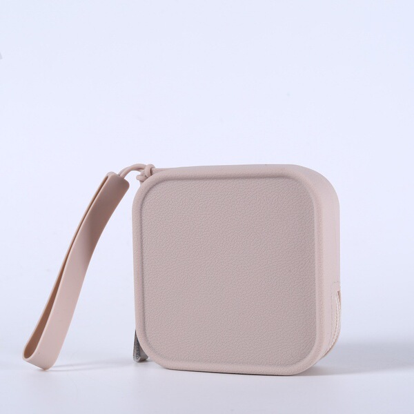 Handheld solid color cosmetic bag for traveling